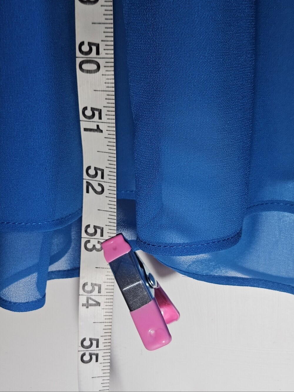 0088 American Eagle Blue Maxi Dress Size Medium Bustier Bodice Cross Back Straps - Picture 13 of 13